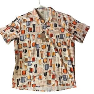 NWT Hardaddy hawiian shirt Large